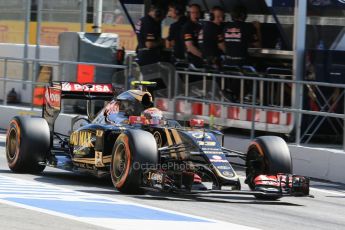 World © Octane Photographic Ltd. Lotus F1 Team E23 Hybrid – Pastor Maldonado. Saturday 9th May 2015, F1 Spanish GP Practice 3, Circuit de Barcelona-Catalunya, Spain. Digital Ref: 1256LB1D7861