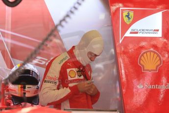 World © Octane Photographic Ltd. Scuderia Ferrari SF15-T– Sebastian Vettel. Saturday 9th May 2015, F1 Spanish GP Practice 3, Circuit de Barcelona-Catalunya, Spain. Digital Ref: 1256LB1D7880