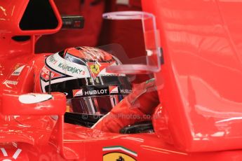 World © Octane Photographic Ltd. Scuderia Ferrari SF15-T– Kimi Raikkonen. Saturday 9th May 2015, F1 Spanish GP Practice 3, Circuit de Barcelona-Catalunya, Spain. Digital Ref: 1256LB1D7905