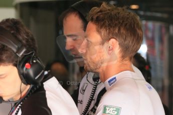 World © Octane Photographic Ltd. McLaren Honda MP4/30 - Jenson Button. Saturday 9th May 2015, F1 Spanish GP Practice 3, Circuit de Barcelona-Catalunya, Spain. Digital Ref: 1256LB1D7976