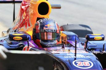 World © Octane Photographic Ltd. Infiniti Red Bull Racing RB11 – Daniil Kvyat. Saturday 9th May 2015, F1 Spanish GP Formula 1 Practice 3, Circuit de Barcelona-Catalunya, Spain. Digital Ref: 1256LB1D8177