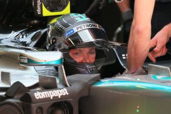 World © Octane Photographic Ltd. Mercedes AMG Petronas F1 W06 Hybrid – Nico Rosberg. Saturday 9th May 2015, F1 Spanish GP Formula 1 Practice 3, Circuit de Barcelona-Catalunya, Spain. Digital Ref: 1256LB1D8238