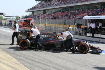 World © Octane Photographic Ltd. McLaren Honda MP4/30 – Fernando Alonso. Saturday 9th May 2015, F1 Spanish GP Practice 3, Circuit de Barcelona-Catalunya, Spain. Digital Ref: 1256LW1L7451