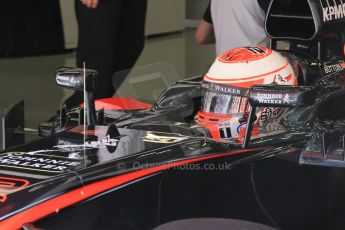 World © Octane Photographic Ltd. McLaren Honda MP4/30 - Jenson Button. Saturday 9th May 2015, F1 Spanish GP Practice 3, Circuit de Barcelona-Catalunya, Spain. Digital Ref: 1256LW1L7553