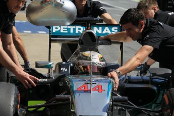 World © Octane Photographic Ltd. Mercedes AMG Petronas F1 W06 Hybrid – Lewis Hamilton. Saturday 9th May 2015, F1 Spanish GP Formula 1 Practice 3, Circuit de Barcelona-Catalunya, Spain. Digital Ref: 1256LW1L7670