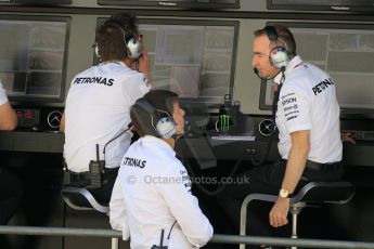 World © Octane Photographic Ltd. Mercedes AMG Petronas – Toto Wolff. Saturday 9th May 2015, F1 Spanish GP Formula 1 Practice 3, Circuit de Barcelona-Catalunya, Spain. Digital Ref: 1256LW1L7845