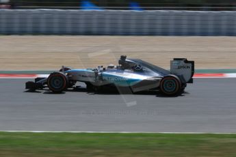 World © Octane Photographic Ltd. Mercedes AMG Petronas F1 W06 Hybrid – Lewis Hamilton. Saturday 9th May 2015, F1 Spanish GP Qualifying, Circuit de Barcelona-Catalunya, Spain. Digital Ref: 1257CB7D7953