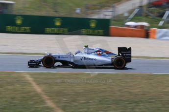 World © Octane Photographic Ltd. Williams Martini Racing FW37 – Valtteri Bottas. Saturday 9th May 2015, F1 Spanish GP Qualifying, Circuit de Barcelona-Catalunya, Spain. Digital Ref: 1257CB7D7988