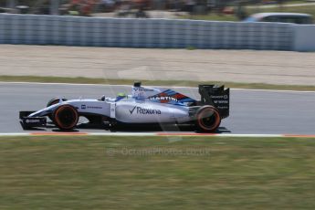 World © Octane Photographic Ltd. Williams Martini Racing FW37 – Felipe Massa. Saturday 9th May 2015, F1 Spanish GP Qualifying, Circuit de Barcelona-Catalunya, Spain. Digital Ref: 1257CB7D8004