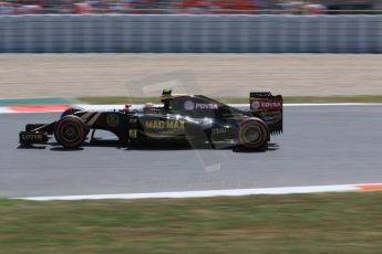 World © Octane Photographic Ltd. Lotus F1 Team E23 Hybrid – Pastor Maldonado. Saturday 9th May 2015, F1 Spanish GP Qualifying, Circuit de Barcelona-Catalunya, Spain. Digital Ref: 1257CB7D8016