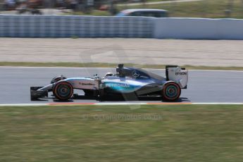 World © Octane Photographic Ltd. Mercedes AMG Petronas F1 W06 Hybrid – Lewis Hamilton. Saturday 9th May 2015, F1 Spanish GP Qualifying, Circuit de Barcelona-Catalunya, Spain. Digital Ref: 1257CB7D8021