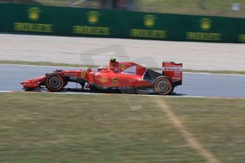 World © Octane Photographic Ltd. Scuderia Ferrari SF15-T– Kimi Raikkonen. Saturday 9th May 2015, F1 Spanish GP Qualifying, Circuit de Barcelona-Catalunya, Spain. Digital Ref: 1257CB7D8070