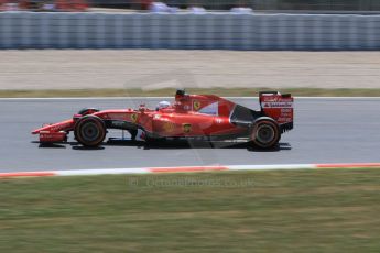 World © Octane Photographic Ltd. Scuderia Ferrari SF15-T– Sebastian Vettel. Saturday 9th May 2015, F1 Spanish GP Qualifying, Circuit de Barcelona-Catalunya, Spain. Digital Ref: 1257CB7D8096