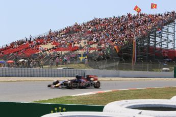 World © Octane Photographic Ltd. Scuderia Toro Rosso STR10 – Max Verstappen. Saturday 9th May 2015, F1 Spanish GP Qualifying, Circuit de Barcelona-Catalunya, Spain. Digital Ref: 1257CB7D8174