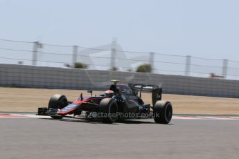 World © Octane Photographic Ltd. McLaren Honda MP4/30 - Jenson Button. Saturday 9th May 2015, F1 Spanish GP Qualifying, Circuit de Barcelona-Catalunya, Spain. Digital Ref: 1257CB7D8237