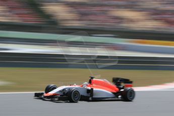 World © Octane Photographic Ltd. Manor Marussia F1 Team – William Stevens. Saturday 9th May 2015, F1 Spanish GP Qualifying, Circuit de Barcelona-Catalunya, Spain. Digital Ref: 1257CB7D8313