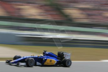 World © Octane Photographic Ltd. Sauber F1 Team C34-Ferrari – Marcus Ericsson. Saturday 9th May 2015, F1 Spanish GP Qualifying, Circuit de Barcelona-Catalunya, Spain. Digital Ref: 1257CB7D8320