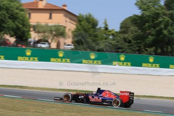 World © Octane Photographic Ltd. Scuderia Toro Rosso STR10 – Max Verstappen. Saturday 9th May 2015, F1 Spanish GP Qualifying, Circuit de Barcelona-Catalunya, Spain. Digital Ref: 1257CB7D8330