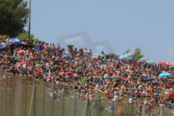 World © Octane Photographic Ltd. Fans. Saturday 9th May 2015, F1 Spanish GP Qualifying, Circuit de Barcelona-Catalunya, Spain. Digital Ref: 1257CB7D8346