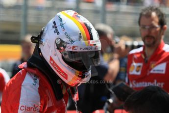 World © Octane Photographic Ltd. Scuderia Ferrari SF15-T– Sebastian Vettel. Saturday 9th May 2015, F1 Spanish GP Qualifying, Circuit de Barcelona-Catalunya, Spain. Digital Ref: 1257CB7D8417