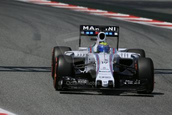 World © Octane Photographic Ltd. Williams Martini Racing FW37 – Felipe Massa. Saturday 9th May 2015, F1 Spanish GP Qualifying, Circuit de Barcelona-Catalunya, Spain. Digital Ref: 1257LB1D8318