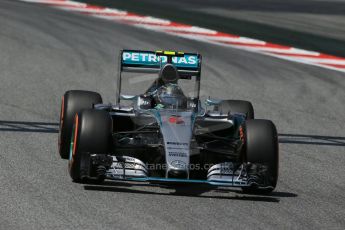 World © Octane Photographic Ltd. Mercedes AMG Petronas F1 W06 Hybrid – Nico Rosberg. Saturday 9th May 2015, F1 Spanish GP Qualifying, Circuit de Barcelona-Catalunya, Spain. Digital Ref: 1257LB1D8356