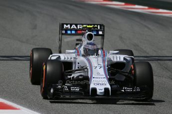 World © Octane Photographic Ltd. Williams Martini Racing FW37 – Valtteri Bottas. Saturday 9th May 2015, F1 Spanish GP Qualifying, Circuit de Barcelona-Catalunya, Spain. Digital Ref: 1257LB1D8386