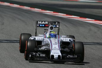 World © Octane Photographic Ltd. Williams Martini Racing FW37 – Valtteri Bottas. Saturday 9th May 2015, F1 Spanish GP Qualifying, Circuit de Barcelona-Catalunya, Spain. Digital Ref: 1257LB1D8398