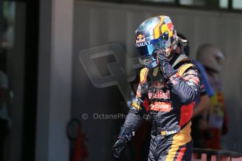 World © Octane Photographic Ltd. Scuderia Toro Rosso STR10 – Carlos Sainz Jnr. Saturday 9th May 2015, F1 Spanish GP Qualifying, Circuit de Barcelona-Catalunya, Spain. Digital Ref: 1257LB1D8732