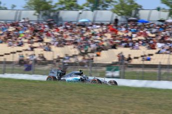 World © Octane Photographic Ltd. Mercedes AMG Petronas F1 W06 Hybrid – Nico Rosberg. Saturday 9th May 2015, F1 Spanish GP Qualifying, Circuit de Barcelona-Catalunya, Spain. Digital Ref: 1257LW1L7993