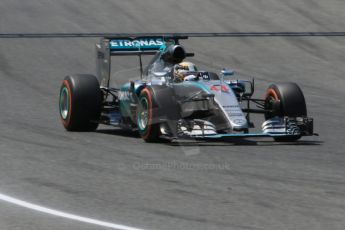 World © Octane Photographic Ltd. Mercedes AMG Petronas F1 W06 Hybrid – Lewis Hamilton. Sunday 10th May 2015, F1 Spanish GP Formula 1 Race, Circuit de Barcelona-Catalunya, Spain. Digital Ref: 1265CB0227