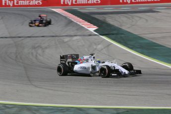 World © Octane Photographic Ltd. Williams Martini Racing FW37 – Felipe Massa. Sunday 10th May 2015, F1 Spanish GP Formula 1 Race, Circuit de Barcelona-Catalunya, Spain. Digital Ref: 1265CB5D1983