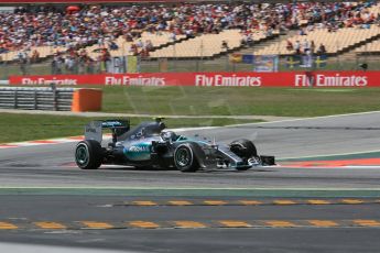 World © Octane Photographic Ltd. Mercedes AMG Petronas F1 W06 Hybrid – Nico Rosberg. Sunday 10th May 2015, F1 Spanish GP Formula 1 Race, Circuit de Barcelona-Catalunya, Spain. Digital Ref: 1265CB5D2015