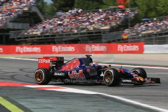 World © Octane Photographic Ltd. Scuderia Toro Rosso STR10 – Max Verstappen Sunday 10th May 2015, F1 Spanish GP Formula 1 Race, Circuit de Barcelona-Catalunya, Spain. Digital Ref: 1265CB5D2042