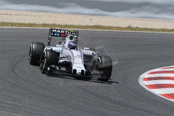 World © Octane Photographic Ltd. Williams Martini Racing FW37 – Valtteri Bottas. Sunday 10th May 2015, F1 Spanish GP Formula 1 Race, Circuit de Barcelona-Catalunya, Spain. Digital Ref: 1265LB1D0474