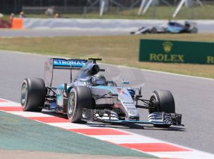 World © Octane Photographic Ltd. Mercedes AMG Petronas F1 W06 Hybrid – Nico Rosberg. Sunday 10th May 2015, F1 Spanish GP Formula 1 Race, Circuit de Barcelona-Catalunya, Spain. Digital Ref: 1265LB1D0613