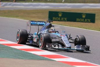 World © Octane Photographic Ltd. Mercedes AMG Petronas F1 W06 Hybrid – Lewis Hamilton. Sunday 10th May 2015, F1 Spanish GP Formula 1 Race, Circuit de Barcelona-Catalunya, Spain. Digital Ref: 1265LB1D0625