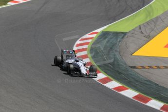 World © Octane Photographic Ltd. Williams Martini Racing FW37 – Valtteri Bottas. Sunday 10th May 2015, F1 Spanish GP Formula 1 Race, Circuit de Barcelona-Catalunya, Spain. Digital Ref: 1265LW1L8461