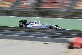 World © Octane Photographic Ltd. Williams Martini Racing FW37 – Valtteri Bottas. Sunday 10th May 2015, F1 Spanish GP Formula 1 Race, Circuit de Barcelona-Catalunya, Spain. Digital Ref: 1265LW1L8521