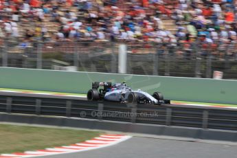 World © Octane Photographic Ltd. Williams Martini Racing FW37 – Valtteri Bottas. Sunday 10th May 2015, F1 Spanish GP Formula 1 Race, Circuit de Barcelona-Catalunya, Spain. Digital Ref: 1265LW1L8597