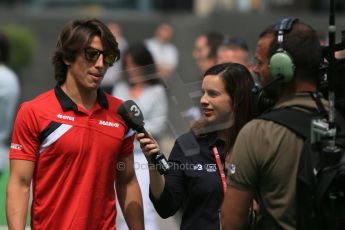 World © Octane Photographic Ltd. Manor Marussia F1 Team MR03 – Roberto Merhi. Sunday 10th May 2015, F1 Spanish GP Formula 1 Paddock, Circuit de Barcelona-Catalunya, Spain. Digital Ref: 1264LB1D0006