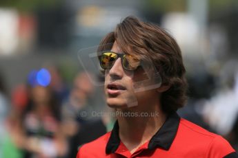 World © Octane Photographic Ltd. Manor Marussia F1 Team MR03 – Roberto Merhi. Sunday 10th May 2015, F1 Spanish GP Formula 1 Paddock, Circuit de Barcelona-Catalunya, Spain. Digital Ref: 1264LB1D0018