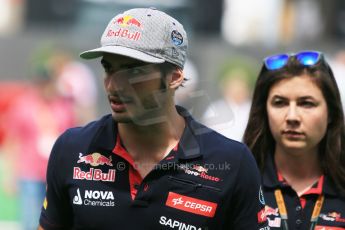 World © Octane Photographic Ltd. Scuderia Toro Rosso STR10 – Carlos Sainz Jnr. Sunday 10th May 2015, F1 Spanish GP Formula 1 Paddock, Circuit de Barcelona-Catalunya, Spain. Digital Ref: 1264LB1D0024