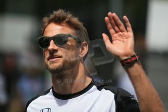 World © Octane Photographic Ltd. McLaren Honda MP4/30 - Jenson Button. Sunday 10th May 2015, F1 Spanish GP Formula 1 Paddock, Circuit de Barcelona-Catalunya, Spain. Digital Ref: 1264LB1D0059