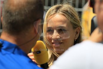 World © Octane Photographic Ltd. Lotus F1 Team Reserve Driver – Carmen Jorda. Sunday 10th May 2015, F1 Spanish GP Formula 1 Grid, Circuit de Barcelona-Catalunya, Spain. Digital Ref: 1264LW1L8402