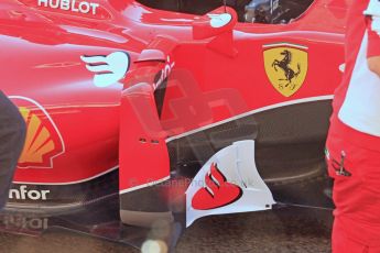 World © Octane Photographic Ltd. Scuderia Ferrari SF15-T Friday 8th May 2015, F1 Spanish GP Formula 1 pre-practice 1 pitlane, Circuit de Barcelona-Catalunya, Spain. Digital Ref: 1248CB1L5944