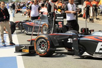 World © Octane Photographic Ltd. Friday 8th May 2015. ART Grand Prix – Nobuharu Matsushita and Stoffel Vandoorne. GP2 Practice – Circuit de Barcelona–Catalunya. Spain. Digital Ref. : 1250CB1L6544