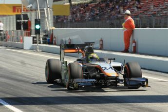 World © Octane Photographic Ltd. Friday 8th May 2015. Hilmer Motorsport – Nick Yelloly. GP2 Practice – Circuit de Barcelona–Catalunya. Spain. Digital Ref. : 1250CB1L6648