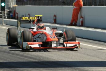 World © Octane Photographic Ltd. Friday 8th May 2015. MP Motorsport – Daniel de Jong. GP2 Practice – Circuit de Barcelona-Catalunya. Spain. Digital Ref. : 1250CB1L6658