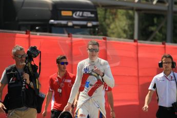 World © Octane Photographic Ltd. Friday 8th May 2015. Trident – Raffaele Marciello. GP2 Qualifying – Circuit de Barcelona–Catalunya. Spain. Digital Ref. : 1252CB1L6763